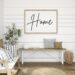 Houseplants for farmhouse decor. Pictured is farmhouse decor wall.